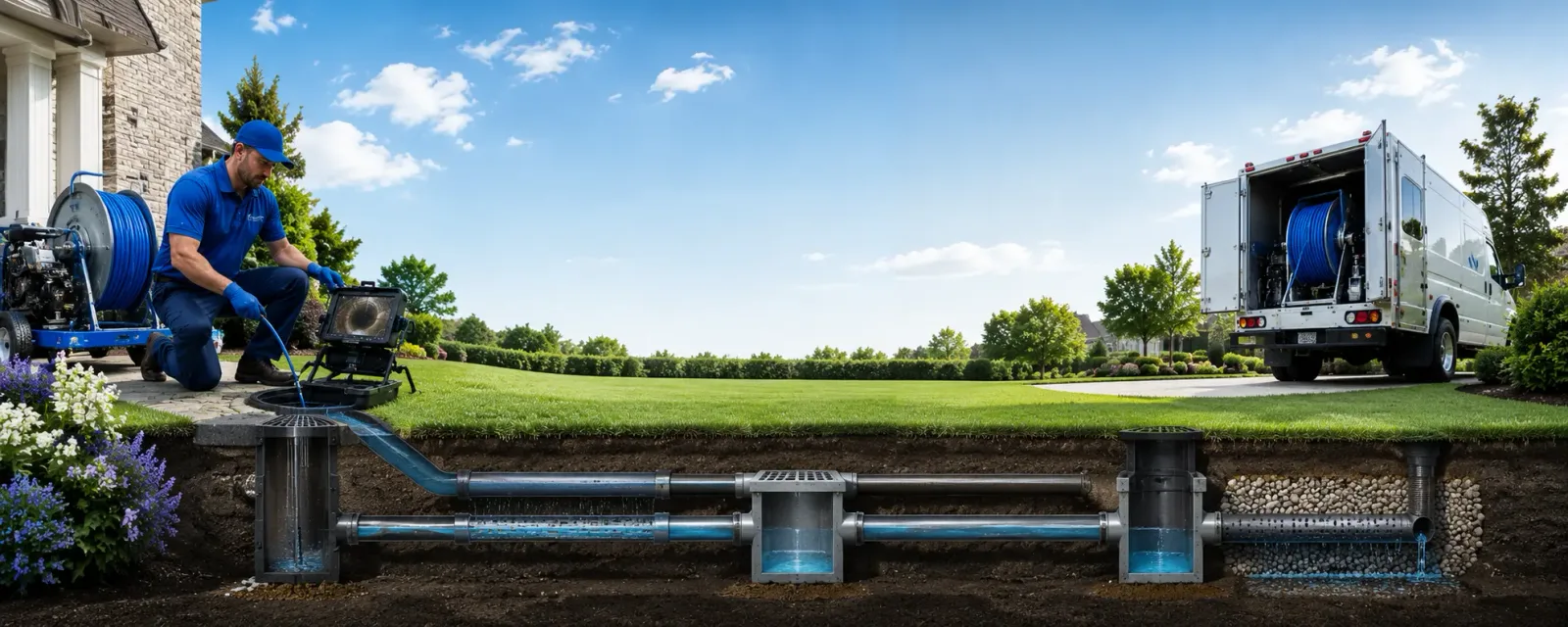 Outdoor drain cleaning information for Erath, LA